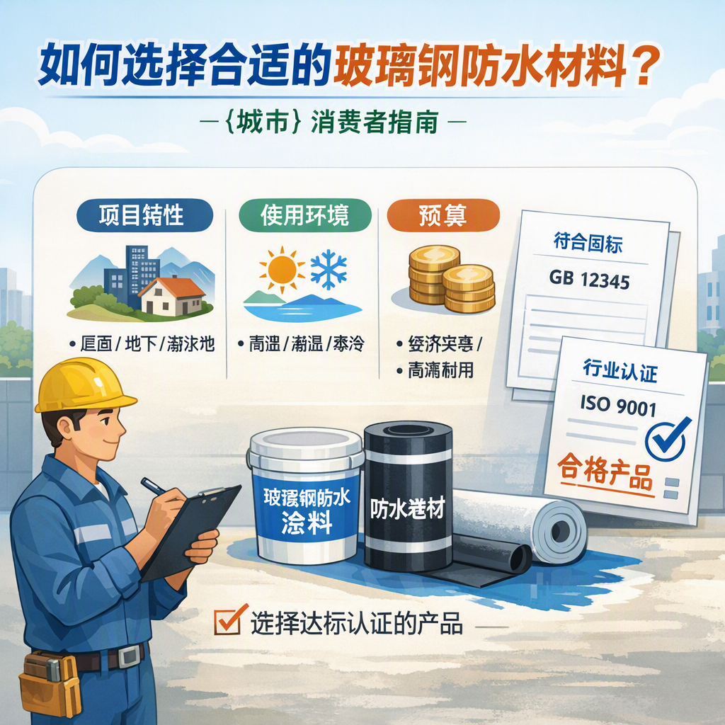 如何判定玻璃钢防水材料的合格标准？ 焦作 消费者指南