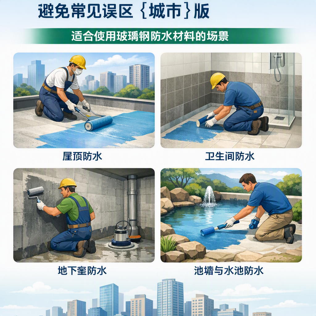 玻璃钢防水材料施工注意事项，避免常见误区 焦作 版