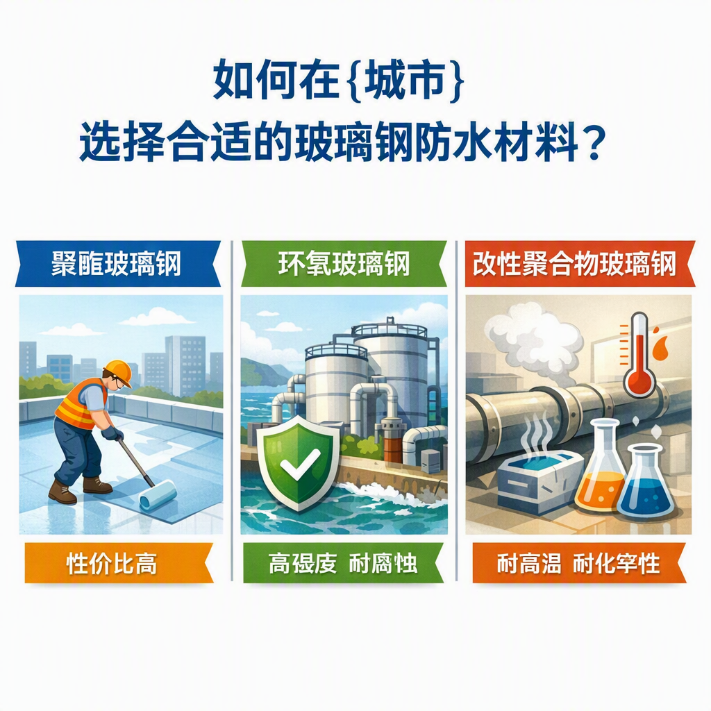 如何在焦作选择合适的玻璃钢防水材料？