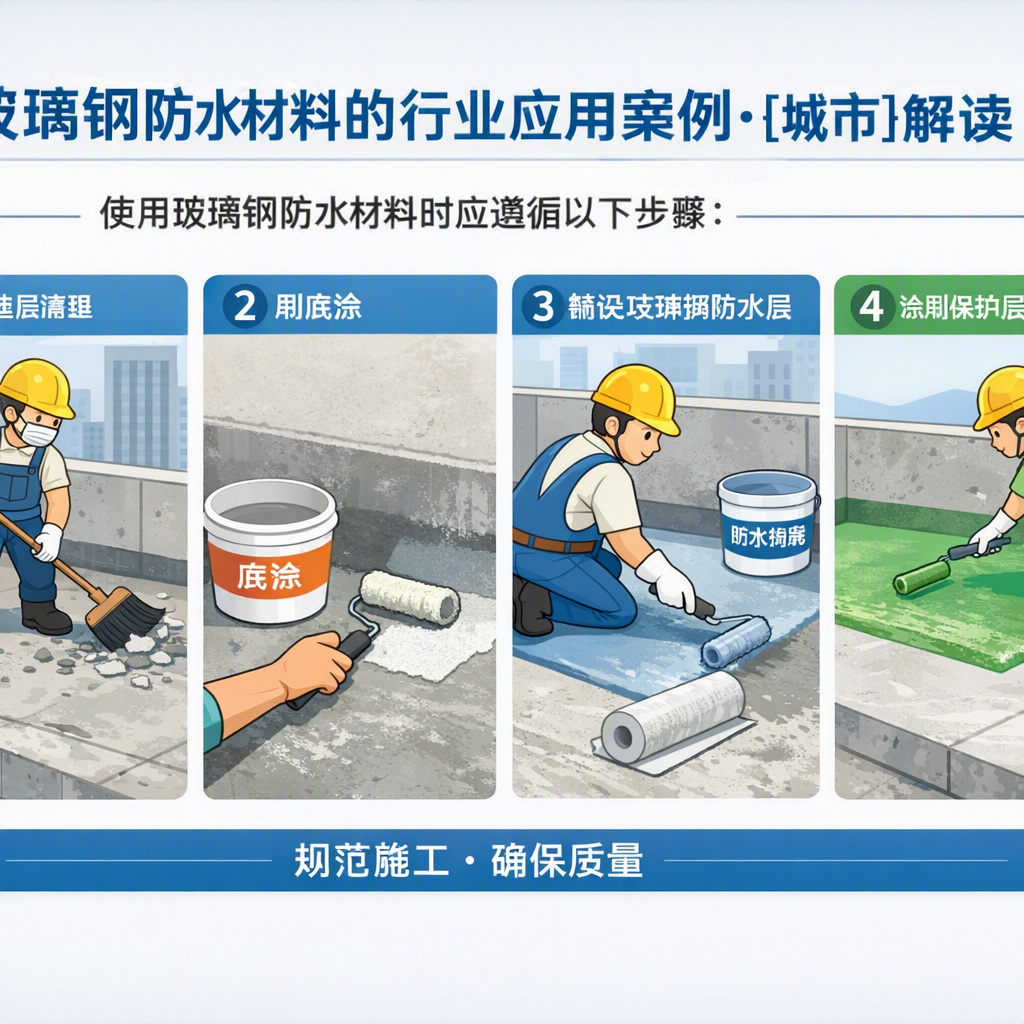玻璃钢防水材料的行业应用案例,焦作解读