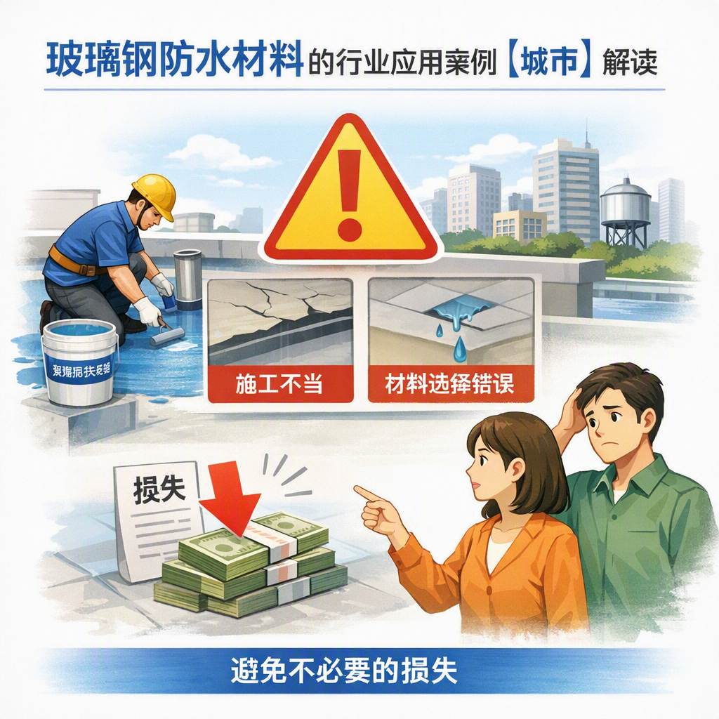 玻璃钢防水材料的行业应用案例,焦作解读
